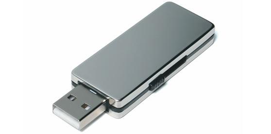 Glossy Metallic Slider USB