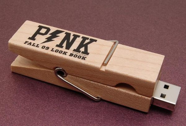 Wooden Peg USB