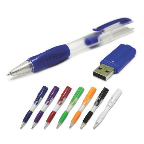 Ball Point Pen With Rubberized Grip