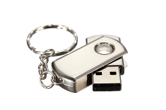 Matte Metallic Swivel USB