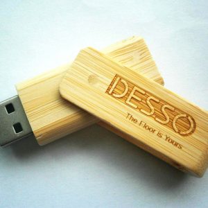 360 Swivel Wooden USB