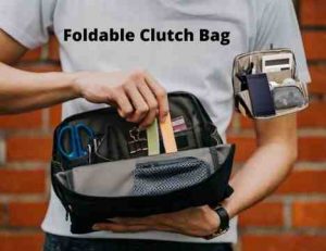foldable clutch bag