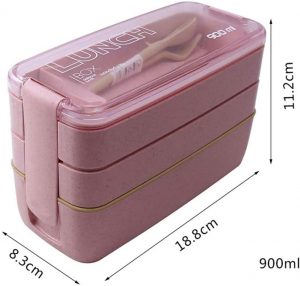 3 Tier Eco friendly Lunch Box 2