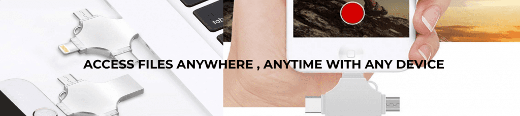 4 In 1 Mobile OTG USB Footer