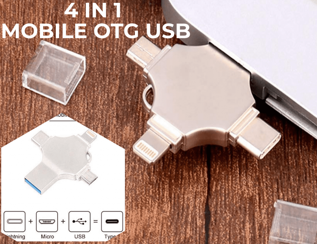 4 In 1 Mobile OTG USB Product Display Image