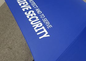 ACHIEVE SECURITY J Hook Umbrella 4 rotated