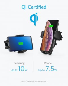 Car Clip Phone Holder Wireless Charger 4