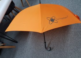 DO0222 010 Grey Form 27 Inch JHook Umbrella 2