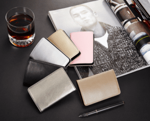 Double Stitch Premium Leather Card Holder 1