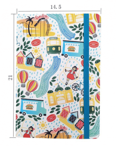 Full Image Cover A5 Leather Notebook 7