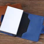 Italian Leather With Push Slider Anti RFID Wallet 4