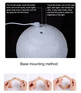 Moon Lamp Wireless Air Humidifier 1