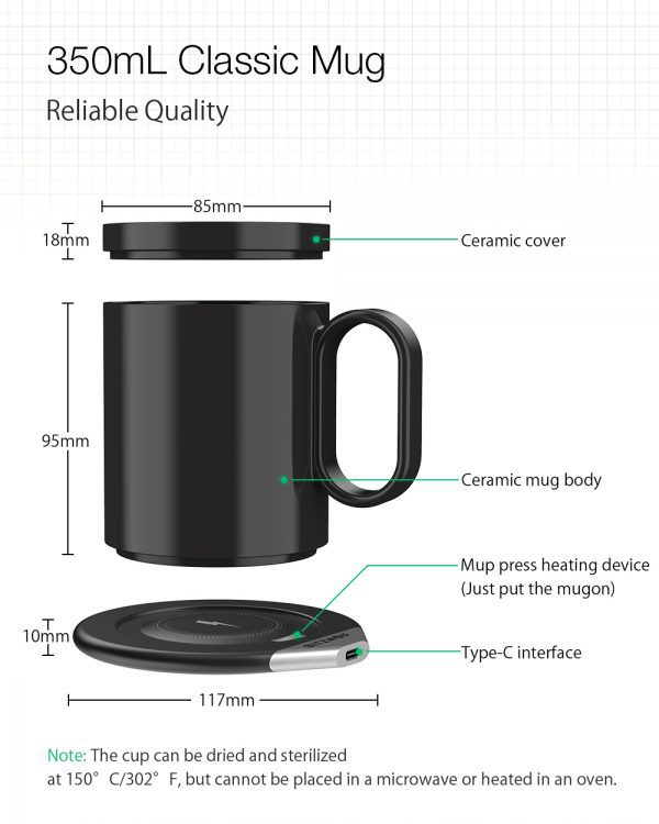 Mug Warmer Wireless Charger