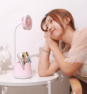 Multi Function Phone Holder Fan 17
