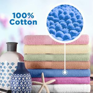 Net Design Long Cotton Towel
