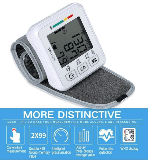 Portable Wrist Strap Blood Pressure Device (4)