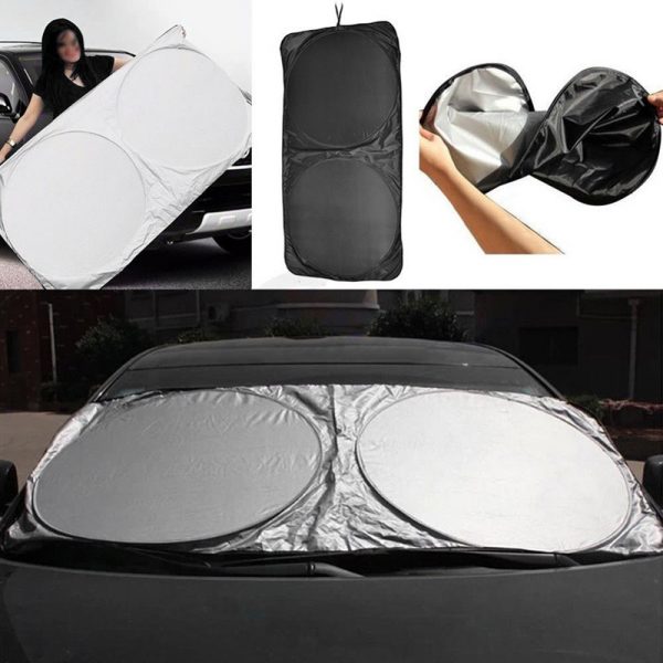 Rounded Foldable Car Sun Shade