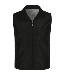 collar zipped vest uniform 11