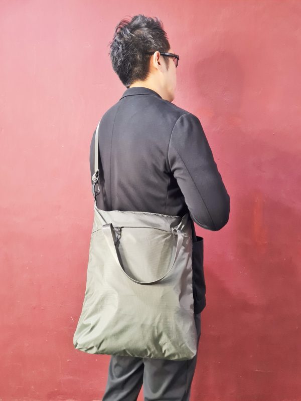 Self Fold Tote Sling Bag