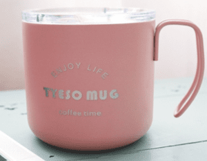 Curve Handle Thermal Coffee Mug 1