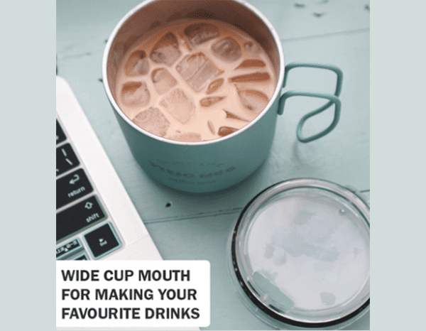 Curve Handle Thermal Coffee Mug
