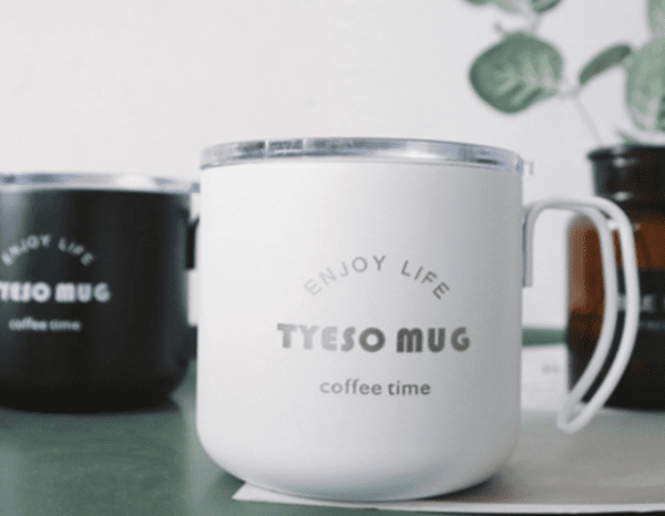 Curve Handle Thermal Coffee Mug