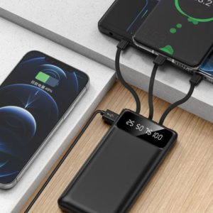 In Built Cables Powerbank