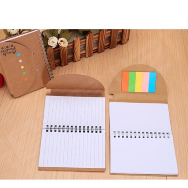 Eco Kraft Book with Post it