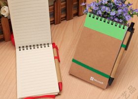 Eco Kraft Post it with Pen 3