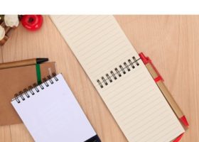 Eco Kraft Post it with Pen 4