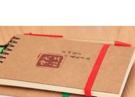 Eco Kraft Post it with Pen 9