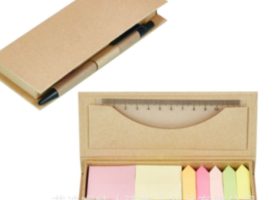 Eco Kraft Ruler Post it Box 2