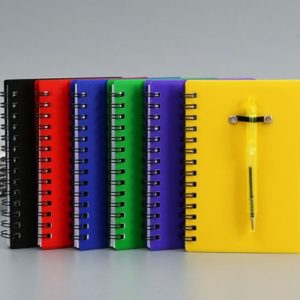 Neon Post it Book Pen Set