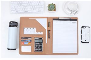 A4 Leather Work Pad Folio 7