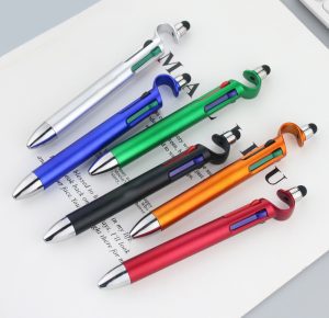 4 Color Ballpoint Stylus Pen