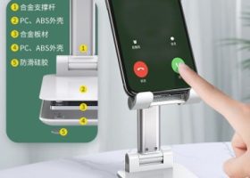 Flat Foldable Phone Tablet Stand 16