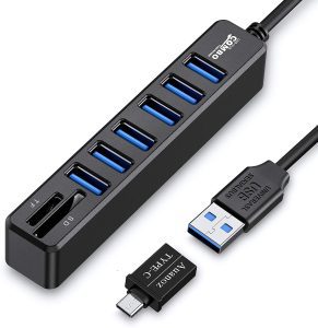 8 in 1 USB HUB with Reader 3