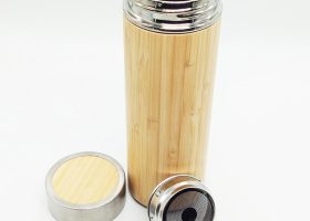 Eco Bamboo Thermal Cup with Strainer 4