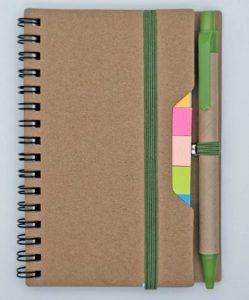 Eco Friendly Post It Notebook with Pen
