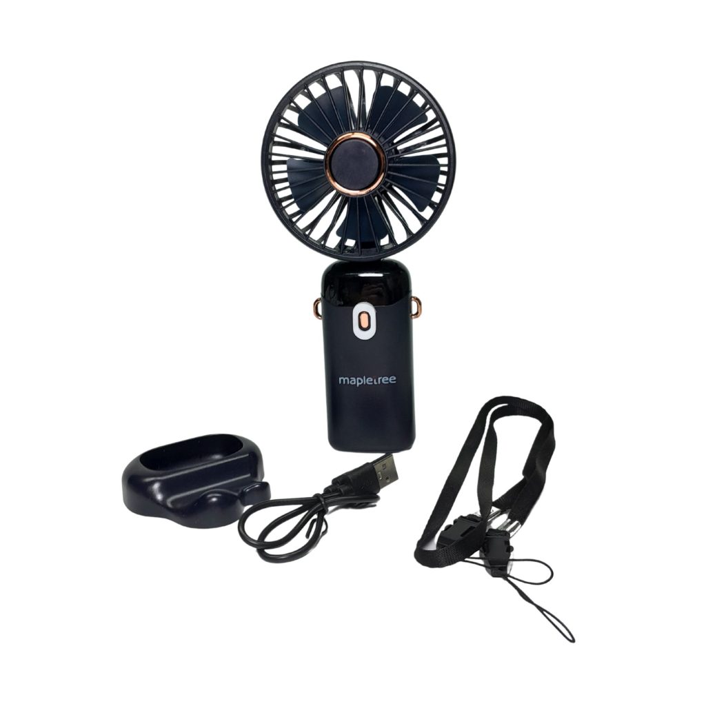 MAPLETREE INVESTMENTS PTE LTD 3 in 1 Portable Desk Neck Humidifier Fan 1