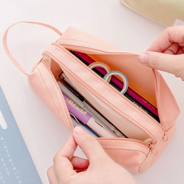 2 Tier Polyester Pencil Case