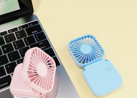 Foldable Desk Neck Fan 2