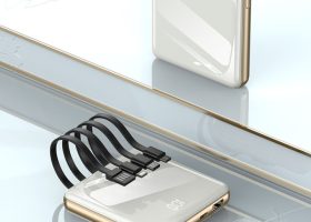 Gloss 10000mah In Built Cable Powerbank 4