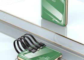 Gloss 10000mah In Built Cable Powerbank 5