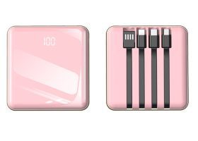 Gloss 10000mah In Built Cable Powerbank 9