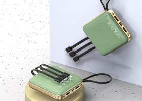 Hook On 10000mah In Built Cable Powerbank