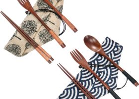 Japanese Bamboo Cutlery Set 6