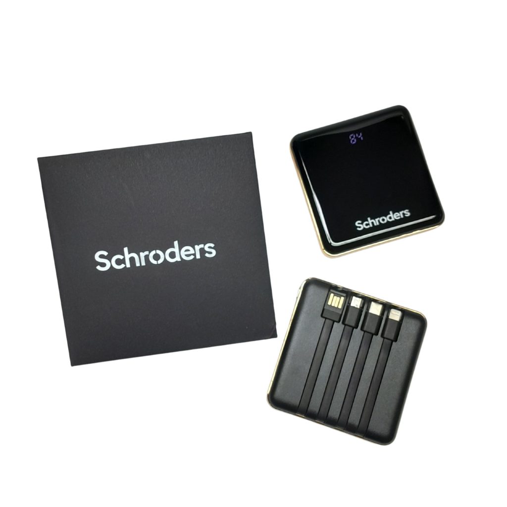 SCHRODERS 10000mah In Built Cable Powerbank 2