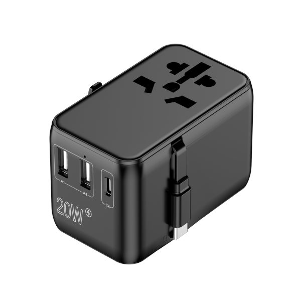 20 Watt Travel Adaptor with In Built Cable