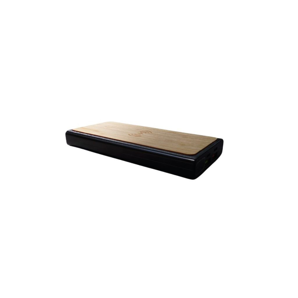 Eco Bamboo Wireless 10000mah Powerbank 1